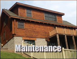  Kings Mountain, North Carolina Log Home Maintenance